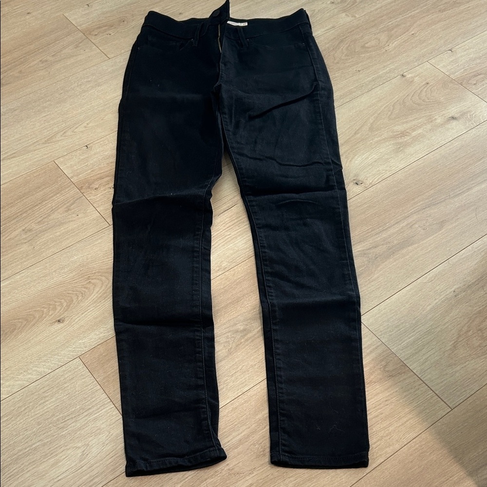 Levi's Black Denim 311 Shaping Skinny Jeans